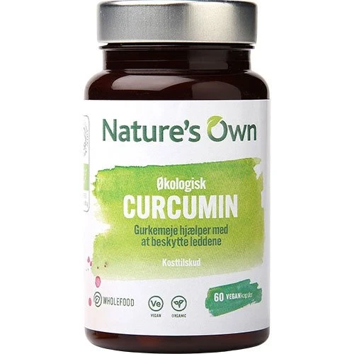 Curcumin Natures Own 60 vegetabilske kapsler økologisk